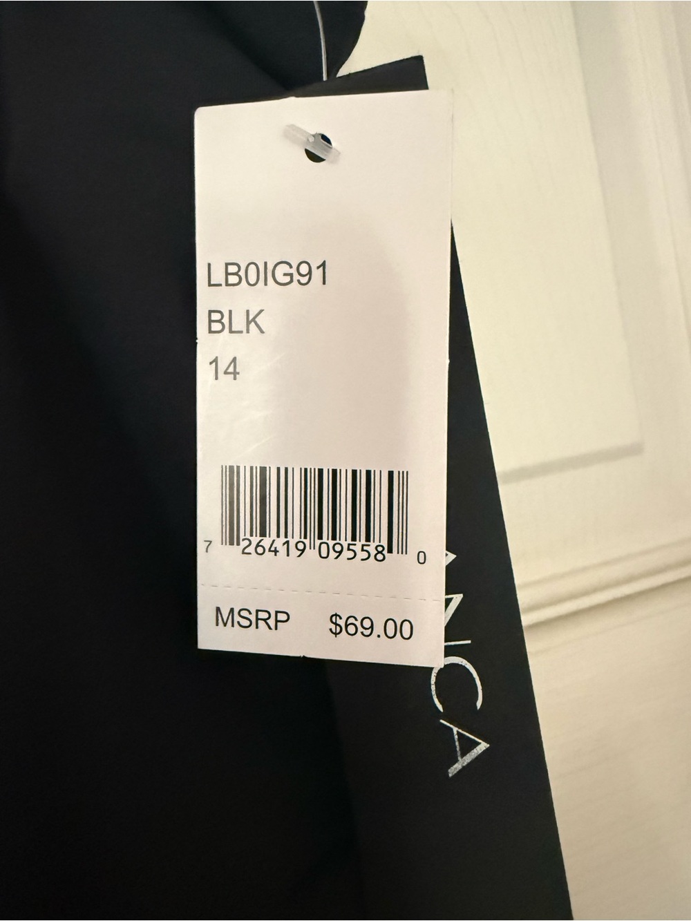 La Blanca Black Ruffled Swim Skirt - Picture 4 of 5